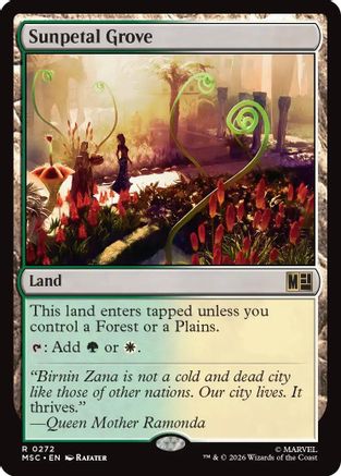 Sunpetal Grove (MSC-272) - Commander: Marvel Super Heroes-1
