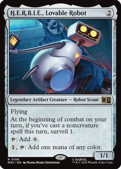 H.E.R.B.I.E., Lovable Robot (MSC-106) - Commander: Marvel Super Heroes-1