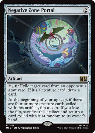 Negative Zone Portal (Surge Foil) (MSC-111) - Commander: Marvel Super Heroes Foil-1