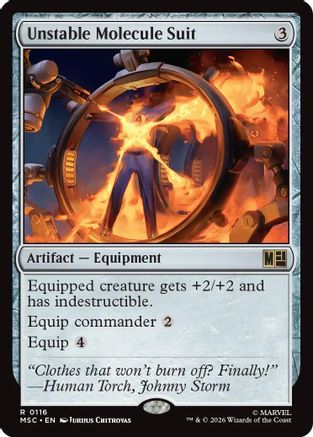 Unstable Molecule Suit (MSC-116) - Commander: Marvel Super Heroes-1