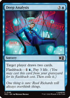 Deep Analysis (Surge Foil) (MSC-149) - Commander: Marvel Super Heroes Foil-1