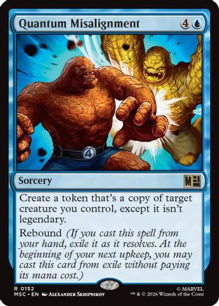 Quantum Misalignment (Surge Foil) (MSC-152) - Commander: Marvel Super Heroes Foil-1