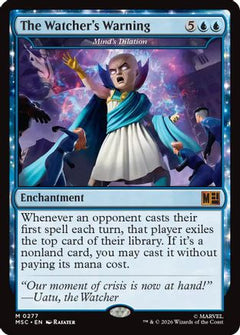 The Watcher's Warning - Mind's Dilation (MSC-277) - Commander: Marvel Super Heroes-1