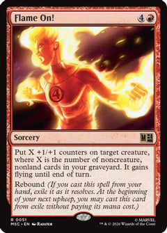 Flame On! (Surge Foil) (MSC-051) - Commander: Marvel Super Heroes Foil-1