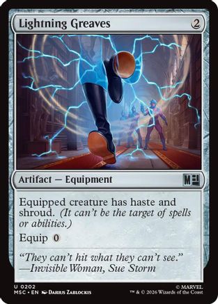 Lightning Greaves (MSC-202) - Commander: Marvel Super Heroes-1