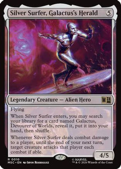 Silver Surfer, Galactus's Herald (MSC-010) - Commander: Marvel Super Heroes-1