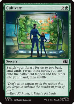 Cultivate (Surge Foil) (MSC-172) - Commander: Marvel Super Heroes Foil-1