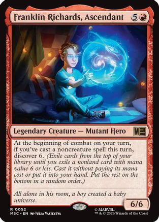 Franklin Richards, Ascendant (MSC-052) - Commander: Marvel Super Heroes-1