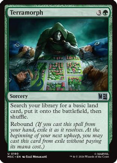 Terramorph (Surge Foil) (MSC-180) - Commander: Marvel Super Heroes Foil-1