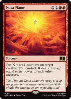 Nova Flame (Surge Foil) (MSC-057) - Commander: Marvel Super Heroes Foil-1