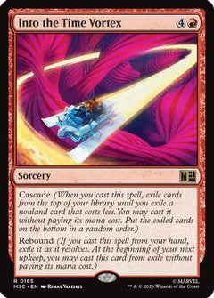 Into the Time Vortex (Surge Foil) (MSC-165) - Commander: Marvel Super Heroes Foil-1