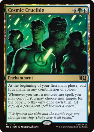 Cosmic Crucible (Surge Foil) (MSC-079) - Commander: Marvel Super Heroes Foil-1