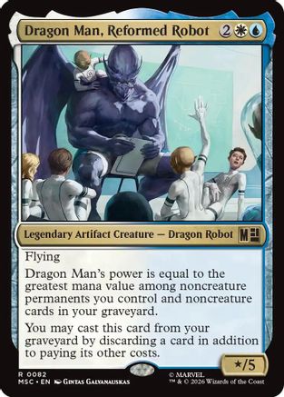 Dragon Man, Reformed Robot (MSC-082) - Commander: Marvel Super Heroes-1