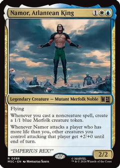 Namor, Atlantean King (Surge Foil) (MSC-088) - Commander: Marvel Super Heroes Foil-1