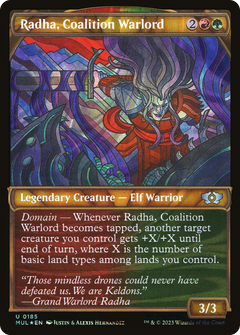 Radha, Coalition Warlord (Halo Foil) [Multiverse Legends]-1