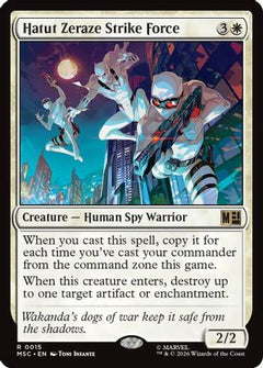 Hatut Zeraze Strike Force (Surge Foil) (MSC-015) - Commander: Marvel Super Heroes Foil-1