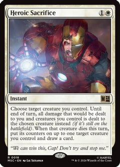 Heroic Sacrifice (Surge Foil) (MSC-018) - Commander: Marvel Super Heroes Foil-1