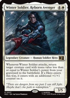Winter Soldier, Reborn Avenger (Surge Foil) (MSC-027) - Commander: Marvel Super Heroes Foil-1