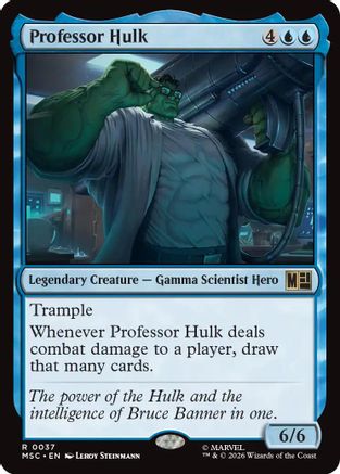 Professor Hulk (Surge Foil) (MSC-037) - Commander: Marvel Super Heroes Foil-1