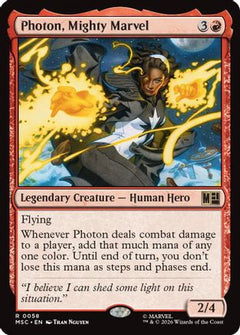 Photon, Mighty Marvel (Surge Foil) (MSC-058) - Commander: Marvel Super Heroes Foil-1