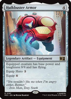 Hulkbuster Armor (Surge Foil) (MSC-107) - Commander: Marvel Super Heroes Foil-1