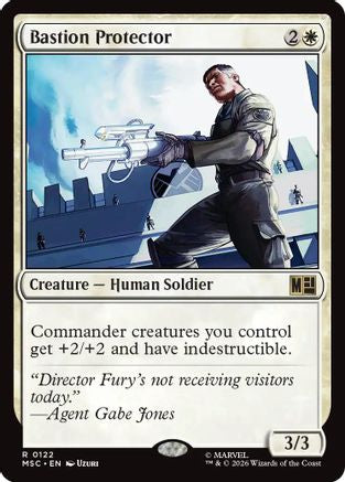 Bastion Protector (Surge Foil) (MSC-122) - Commander: Marvel Super Heroes Foil-1