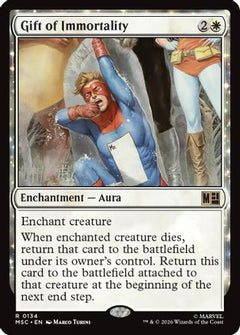 Gift of Immortality (Surge Foil) (MSC-134) - Commander: Marvel Super Heroes Foil-1
