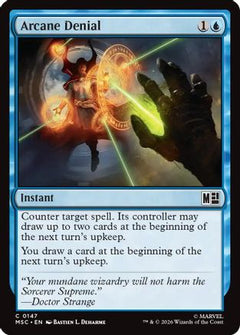 Arcane Denial (Surge Foil) (MSC-147) - Commander: Marvel Super Heroes Foil-1