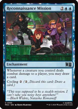Reconnaissance Mission (Surge Foil) (MSC-153) - Commander: Marvel Super Heroes Foil-1