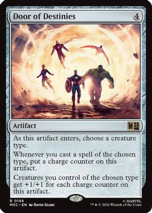 Door of Destinies (Surge Foil) (MSC-198) - Commander: Marvel Super Heroes Foil-1