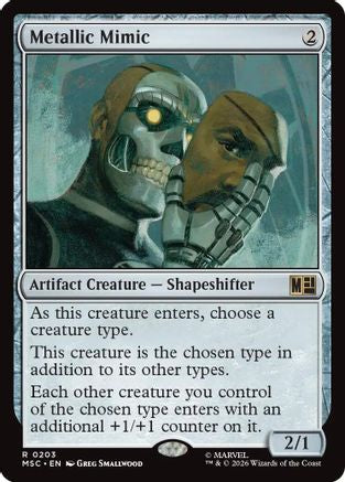 Metallic Mimic (Surge Foil) (MSC-203) - Commander: Marvel Super Heroes Foil-1