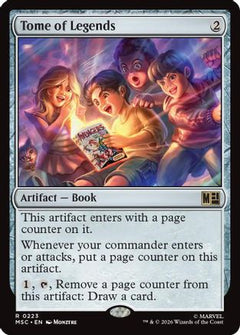 Tome of Legends (Surge Foil) (MSC-223) - Commander: Marvel Super Heroes Foil-1