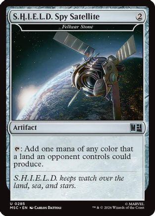 S.H.I.E.L.D. Spy Satellite - Fellwar Stone (Surge Foil) (MSC-285) - Commander: Marvel Super Heroes Foil-1