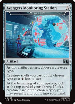 Avengers Monitoring Station - Herald's Horn (Surge Foil) (MSC-287) - Commander: Marvel Super Heroes Foil-1
