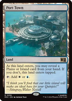 Port Town (Surge Foil) (MSC-256) - Commander: Marvel Super Heroes Foil-1