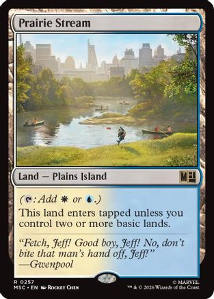 Prairie Stream (Surge Foil) (MSC-257) - Commander: Marvel Super Heroes Foil-1