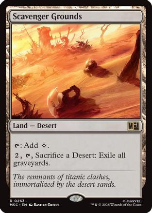 Scavenger Grounds (Surge Foil) (MSC-263) - Commander: Marvel Super Heroes Foil-1