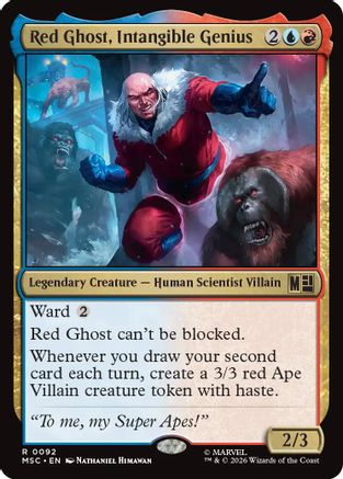 Red Ghost, Intangible Genius (MSC-092) - Commander: Marvel Super Heroes-1