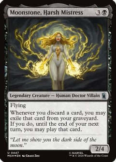 Moonstone, Harsh Mistress (Surge Foil) (MSH-447) - Marvel Super Heroes Foil-1