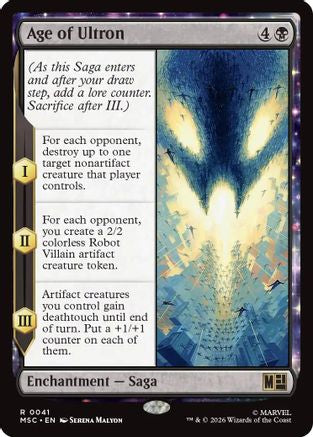 Age of Ultron (Surge Foil) (MSC-041) - Commander: Marvel Super Heroes Foil-1