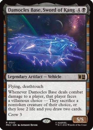 Damocles Base, Sword of Kang (MSC-042) - Commander: Marvel Super Heroes-1