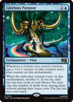 Glorious Purpose (Surge Foil) (MSC-031) - Commander: Marvel Super Heroes Foil-1