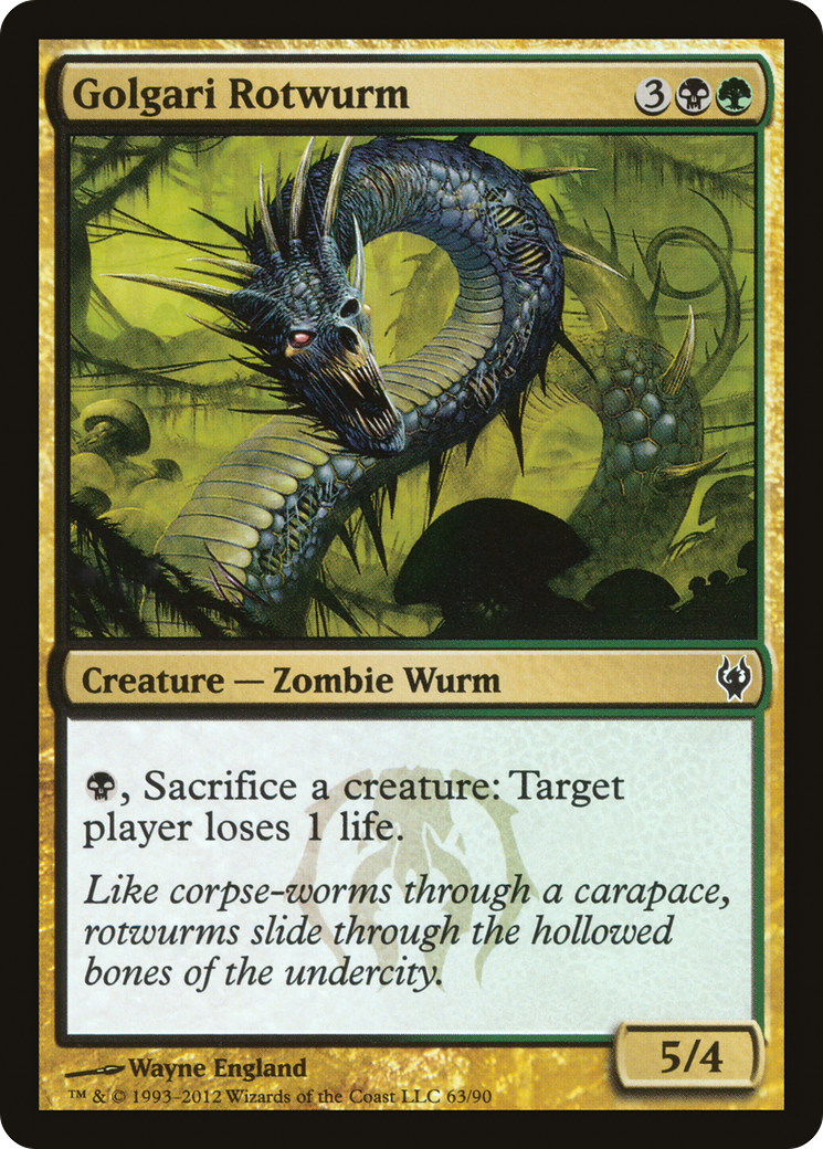 Golgari Rotwurm [Duel Decks: Izzet vs. Golgari]-1