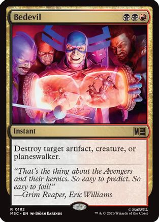 Bedevil (MSC-182) - Commander: Marvel Super Heroes-1