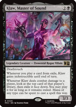 Klaw, Master of Sound (MSC-046) - Commander: Marvel Super Heroes-1