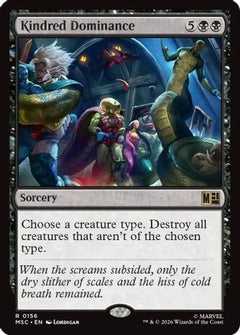 Kindred Dominance (Surge Foil) (MSC-156) - Commander: Marvel Super Heroes Foil-1