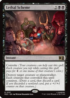 Lethal Scheme (MSC-157) - Commander: Marvel Super Heroes-1
