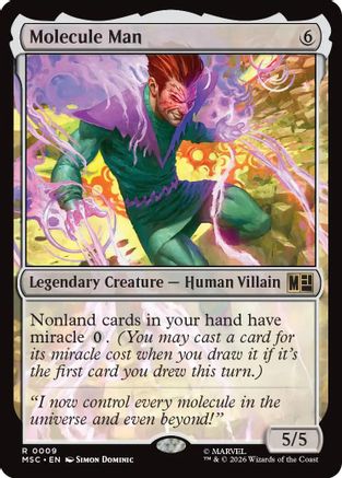 Molecule Man (MSC-009) - Commander: Marvel Super Heroes-1