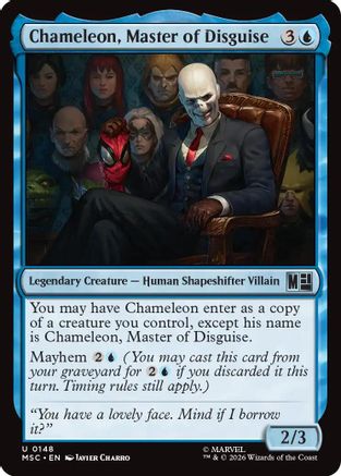 Chameleon, Master of Disguise (MSC-148) - Commander: Marvel Super Heroes-1