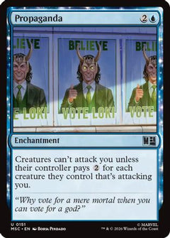 Propaganda (Surge Foil) (MSC-151) - Commander: Marvel Super Heroes Foil-1